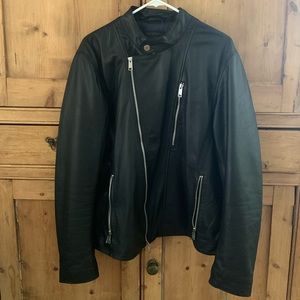 Men's Armani Exchange Leather Jacket